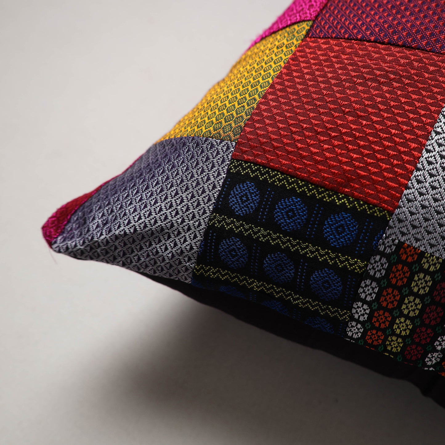 Khun Patchwork Cushion Cover (16 x 16 in) 122