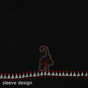 Bengal Kantha Hand Embroidered Unstitched Kurta Material (2.8M) 25