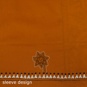 Bengal Kantha Hand Embroidered Unstitched Kurta Material (2.75M) 26