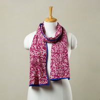 Pink - Cotton Hand Batik Print Stole 06