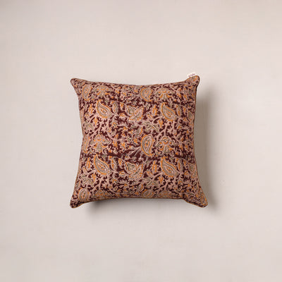 Kalamkari Print Cushion Cover (16 x 16 in) 111