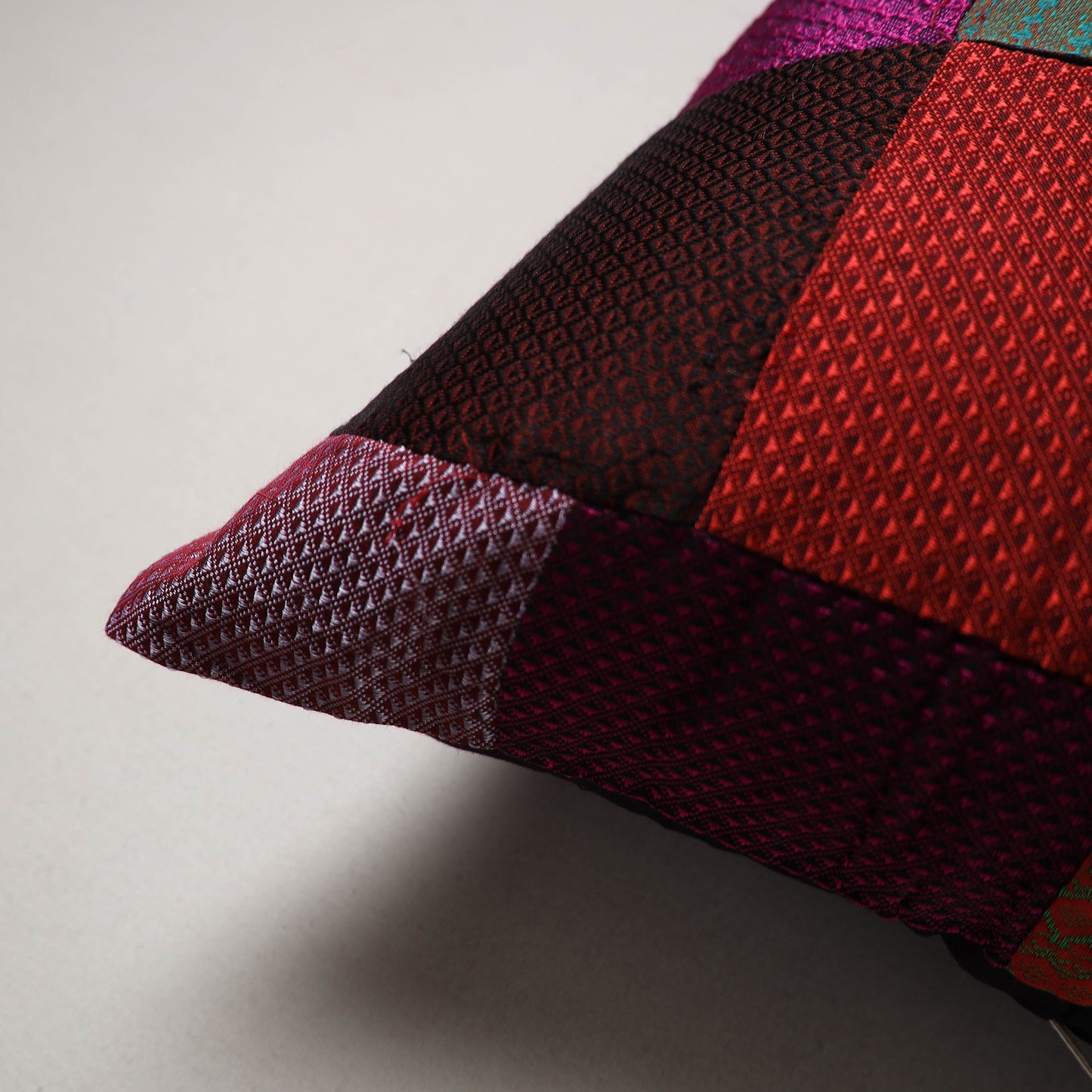Khun Patchwork Cushion Cover (16 x 16 in) 127