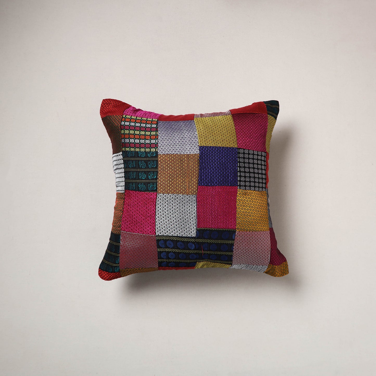 Khun Patchwork Cushion Cover (16 x 16 in) 128