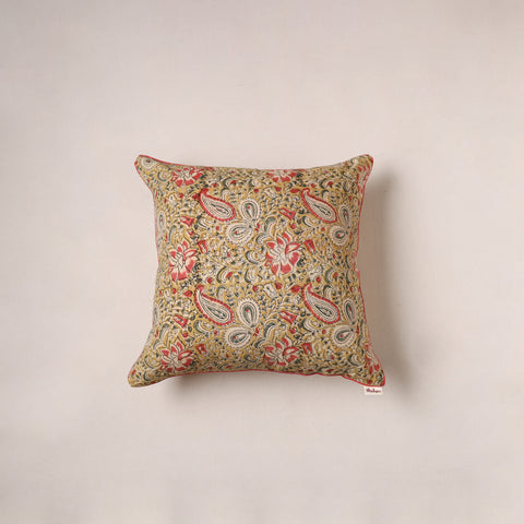 Kalamkari Print Cushion Cover (16 x 16 in) 112