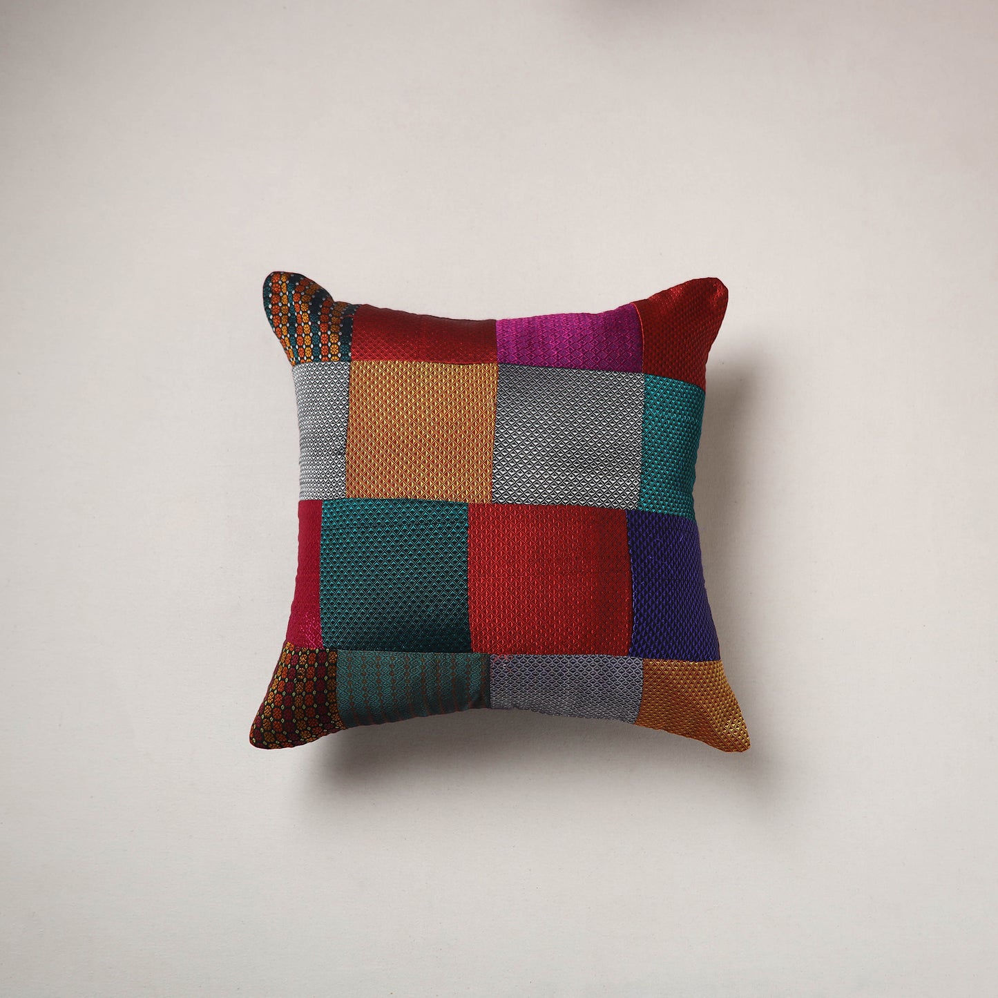 Khun Patchwork Cushion Cover (16 x 16 in) 129