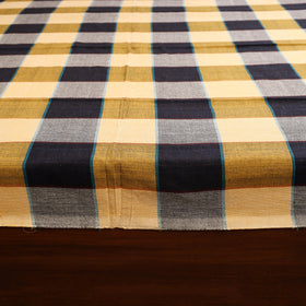 Yellow - single handloom cotton bed sheet (90 x 60 in) 73