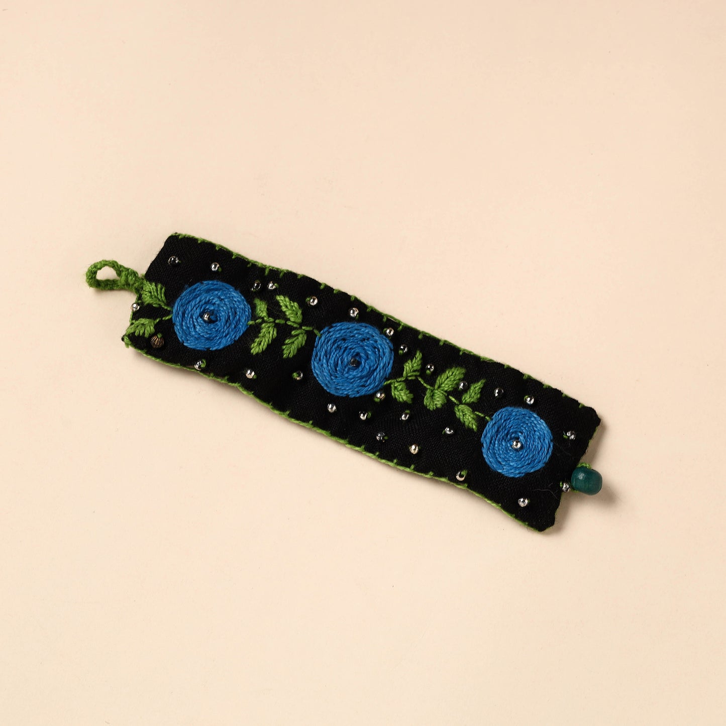 Buy Hand Embroidered Chandi Mati Boho Bracelet