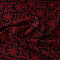 Red - Pure Cotton Kutch Batik Print Fabric 56