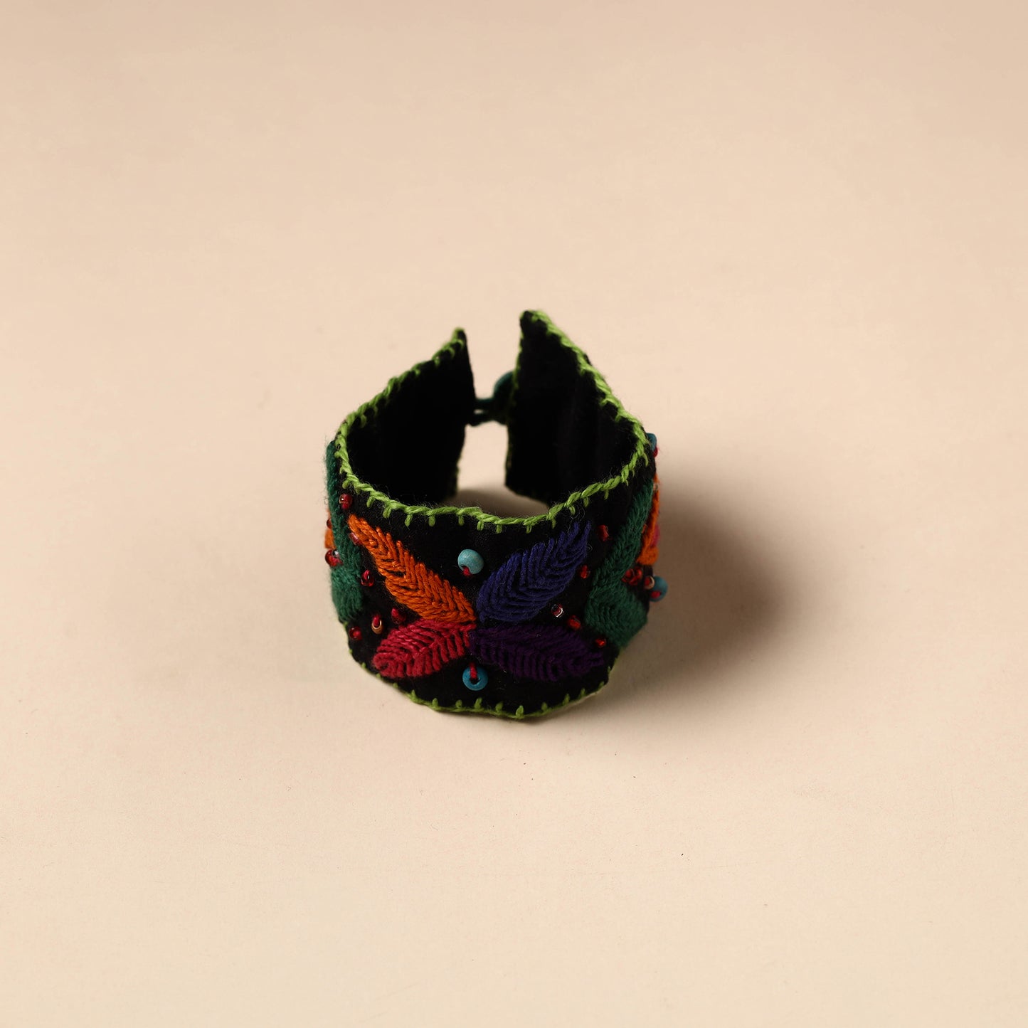 Buy Hand Embroidered Chandi Mati Boho Bracelet