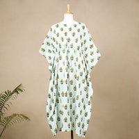 block printed kaftan 