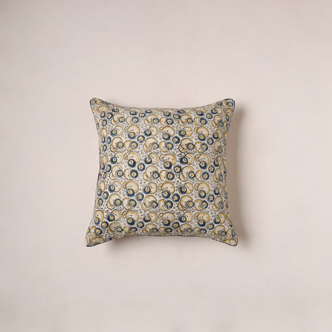Kalamkari Print Cushion Cover (16 x 16 in) 113