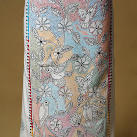 Bengal Kantha Hand Embroidered Unstitched Kurta Material (2.8M) 30