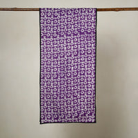 Purple - Cotton Hand Batik Print Stole 05