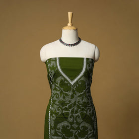 Bengal Kantha Hand Embroidered Unstitched Kurta Material (2.8M) 31