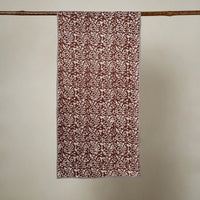 Brown - Cotton Hand Batik Print Stole 02