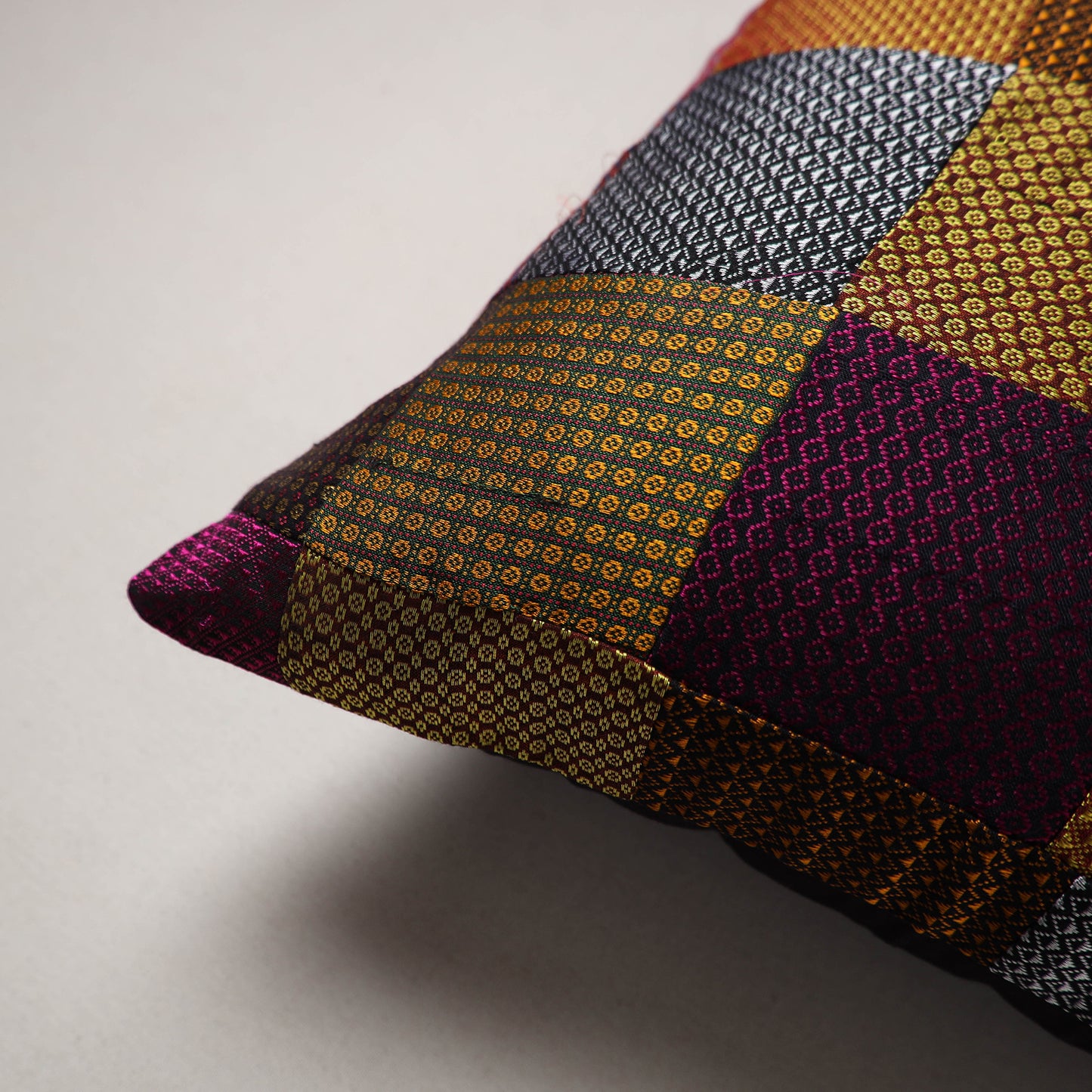 Khun Patchwork Cushion Cover (16 x 16 in) 136