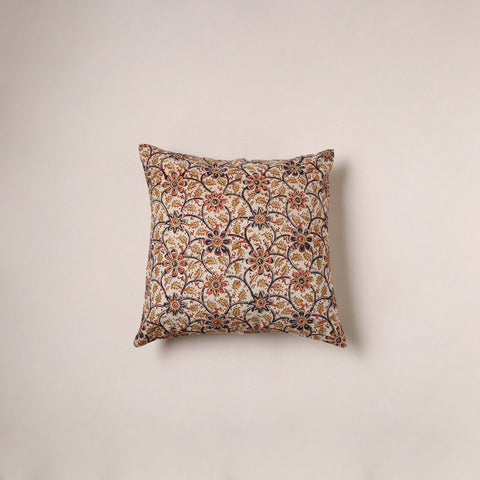 Kalamkari Print Cushion Cover (16 x 16 in) 116