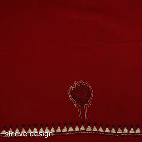 Bengal Kantha Hand Embroidered Unstitched Kurta Material (2.8M) 33