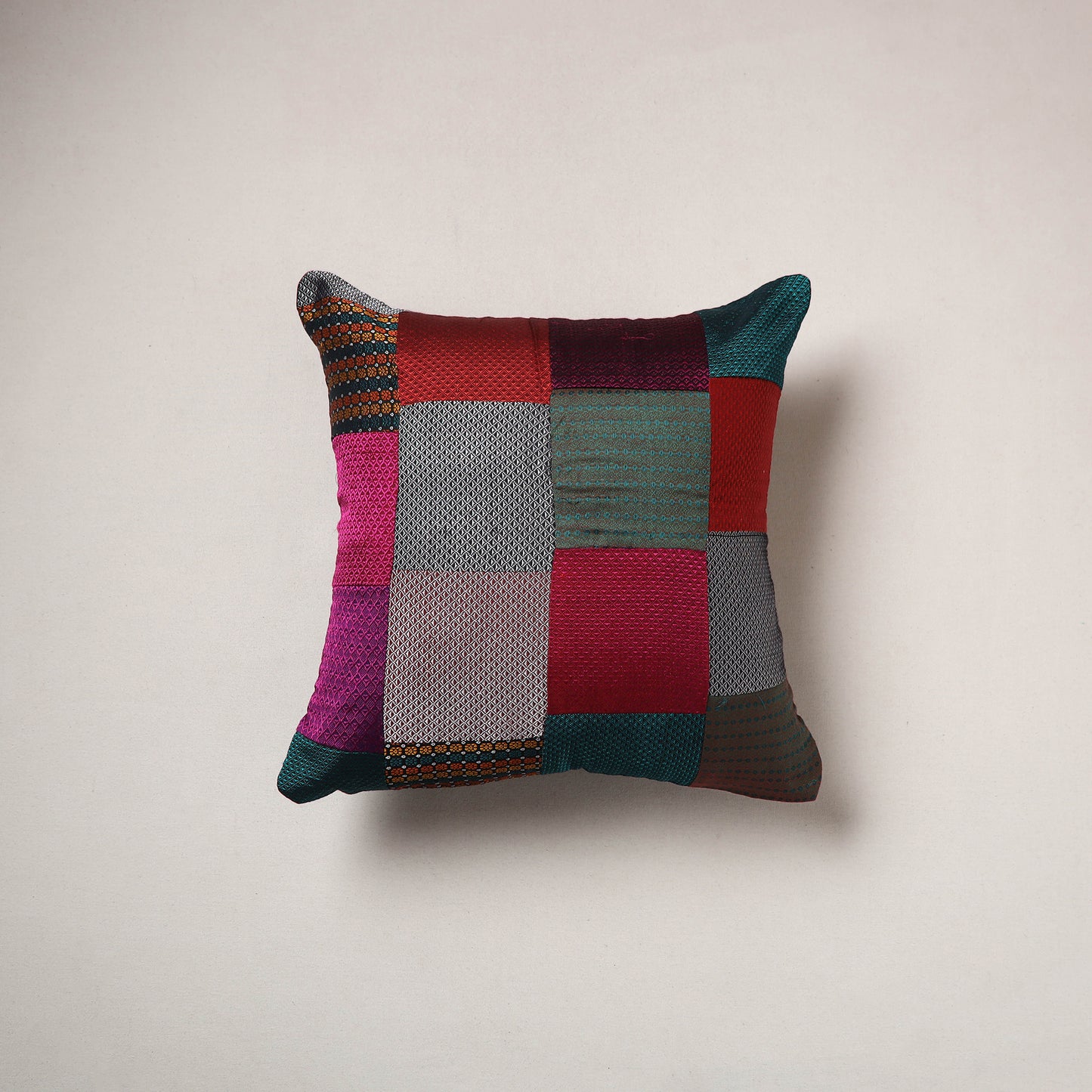 Khun Patchwork Cushion Cover (16 x 16 in) 139