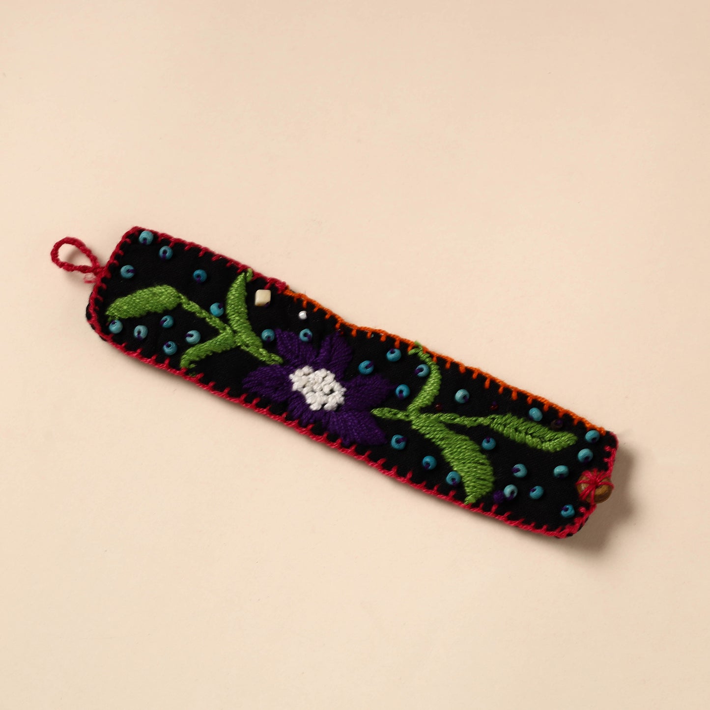 Buy Hand Embroidered Chandi Mati Boho Bracelet
