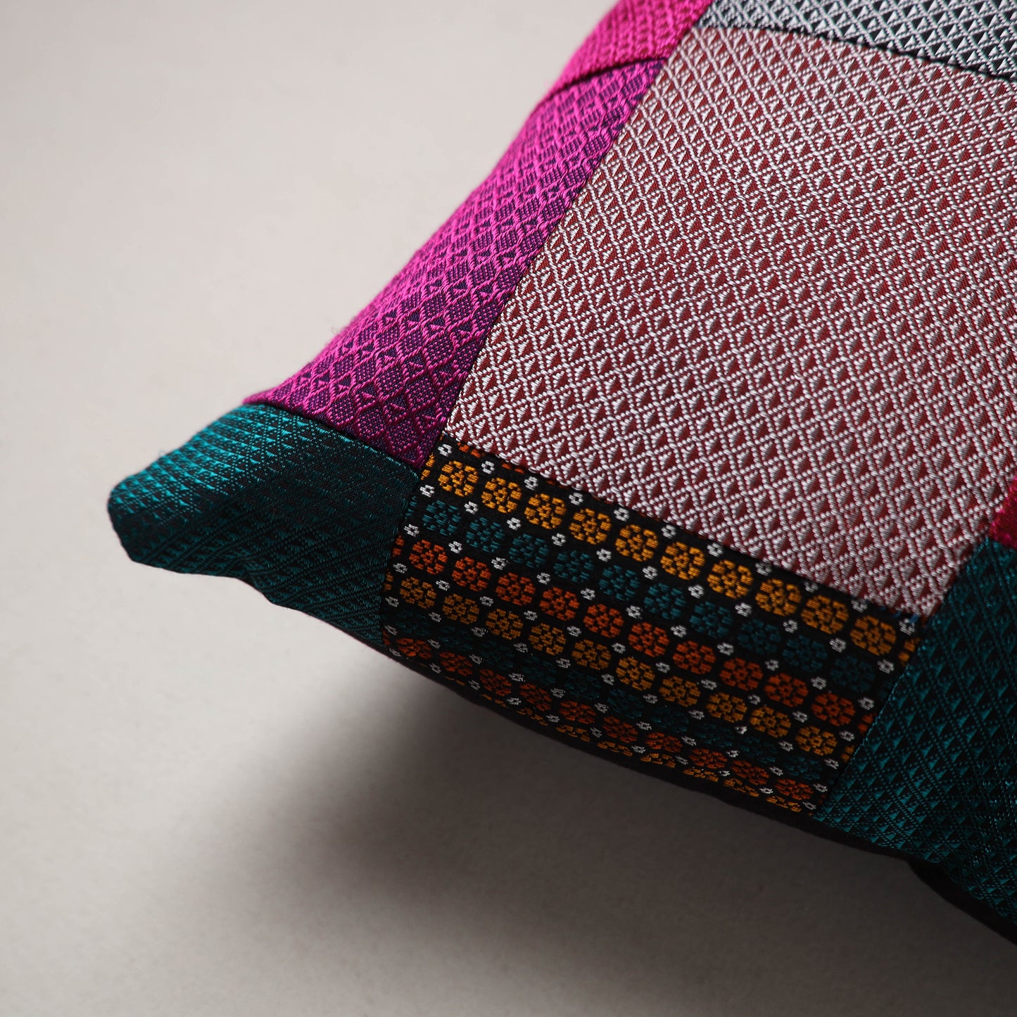 Khun Patchwork Cushion Cover (16 x 16 in) 139