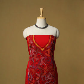 Bengal Kantha Hand Embroidered Unstitched Kurta Material (2.85M) 34