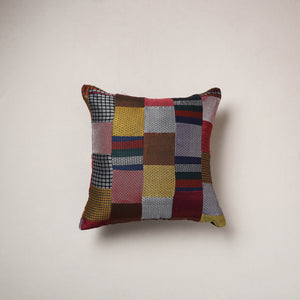 Multicolor - Khun Patchwork Cushion Cover (16 x 16 in) 140