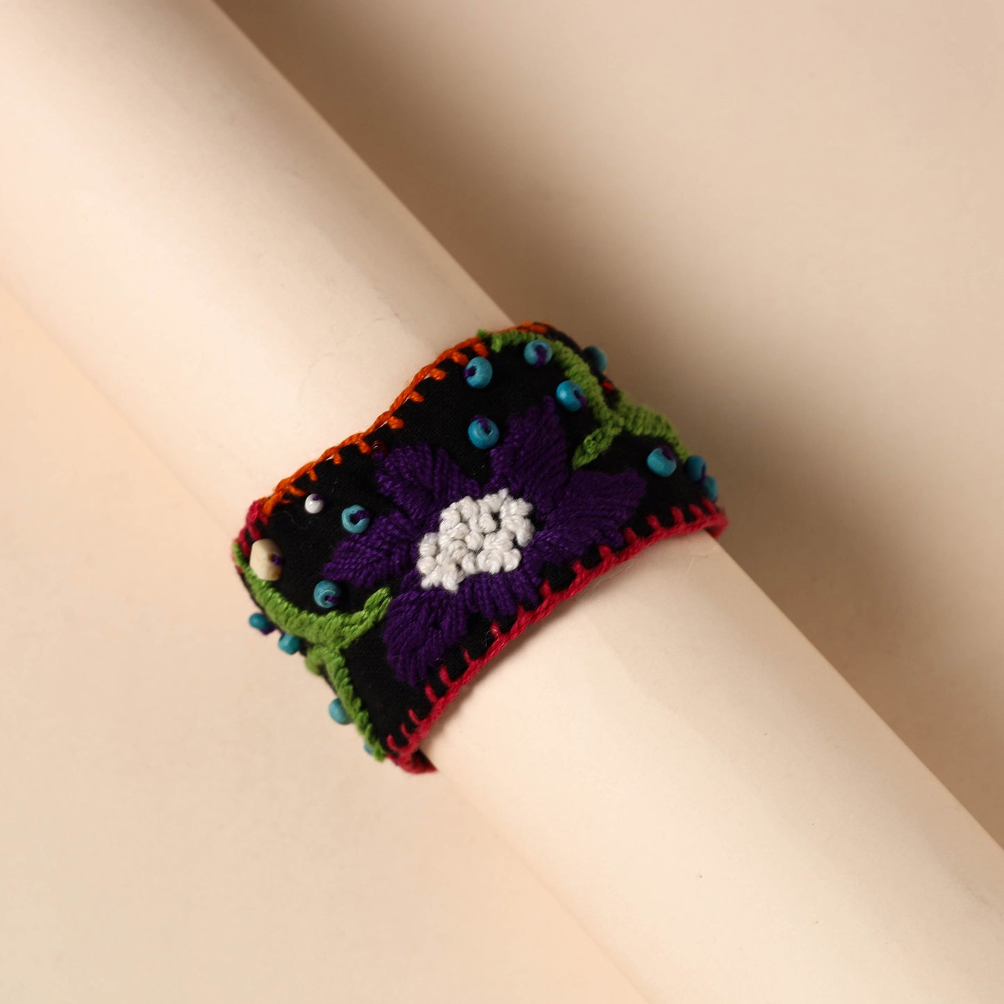 Buy Hand Embroidered Chandi Mati Boho Bracelet