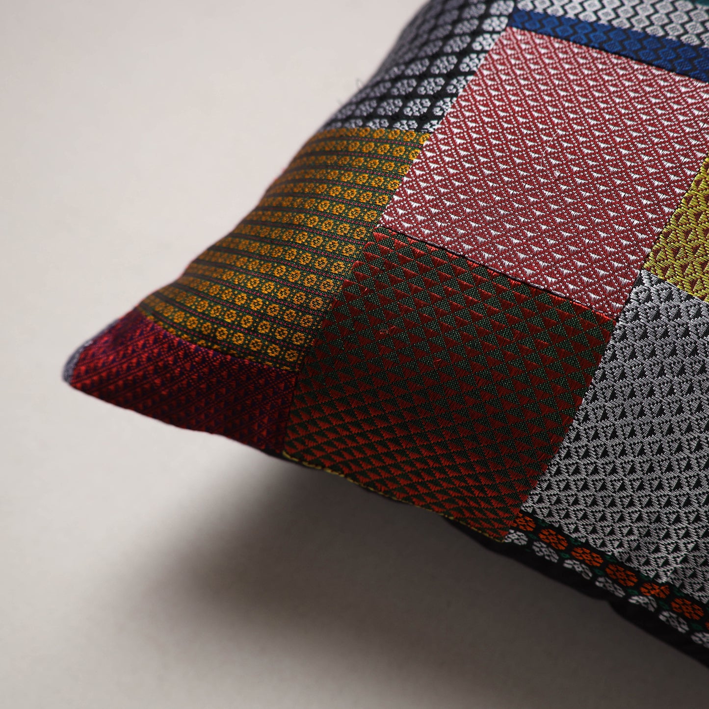 Khun Patchwork Cushion Cover (16 x 16 in) 140