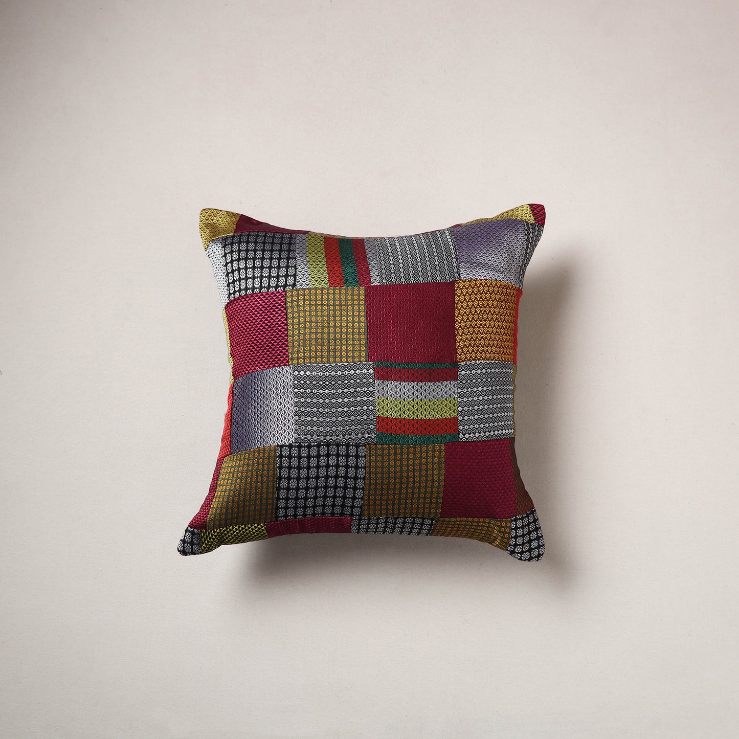 Khun Patchwork Cushion Cover (16 x 16 in) 141