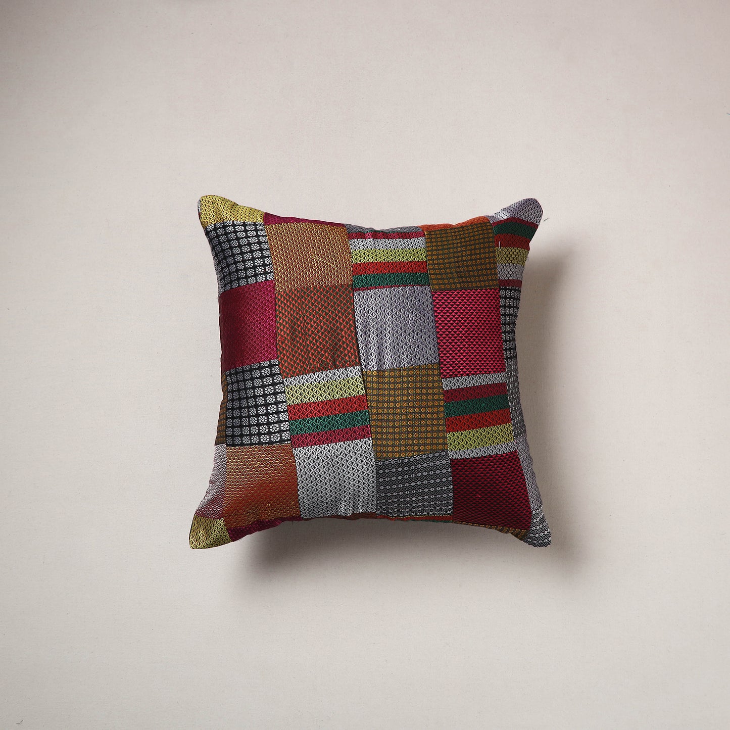 Khun Patchwork Cushion Cover (16 x 16 in) 142