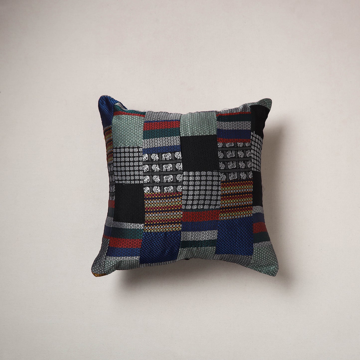 Khun Patchwork Cushion Cover (16 x 16 in) 143