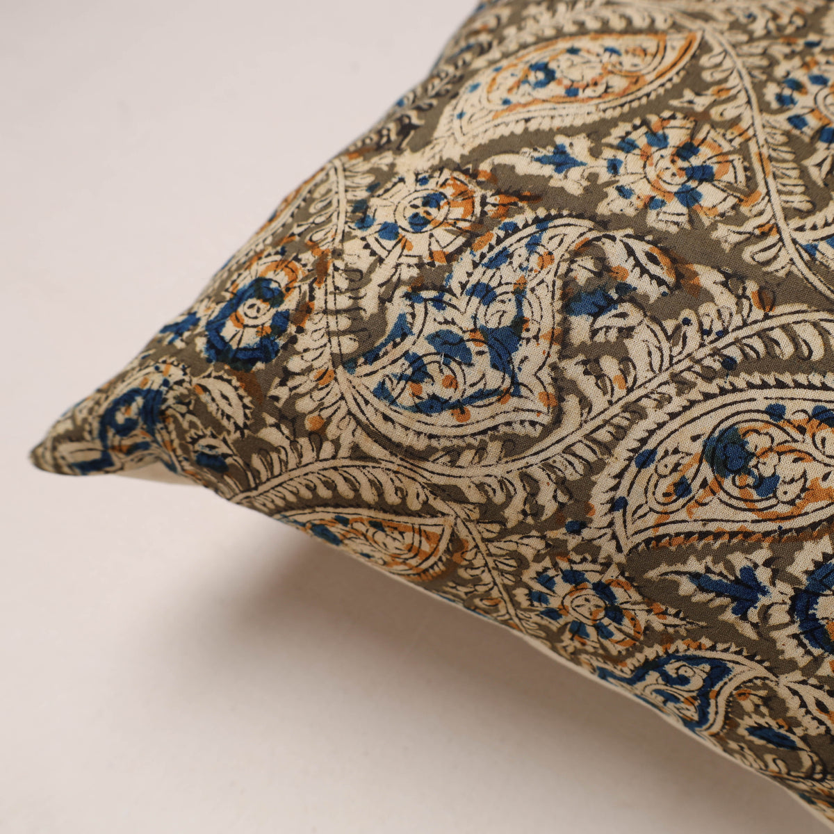 Kalamkari Print Cushion Cover (16 x 16 in) 120