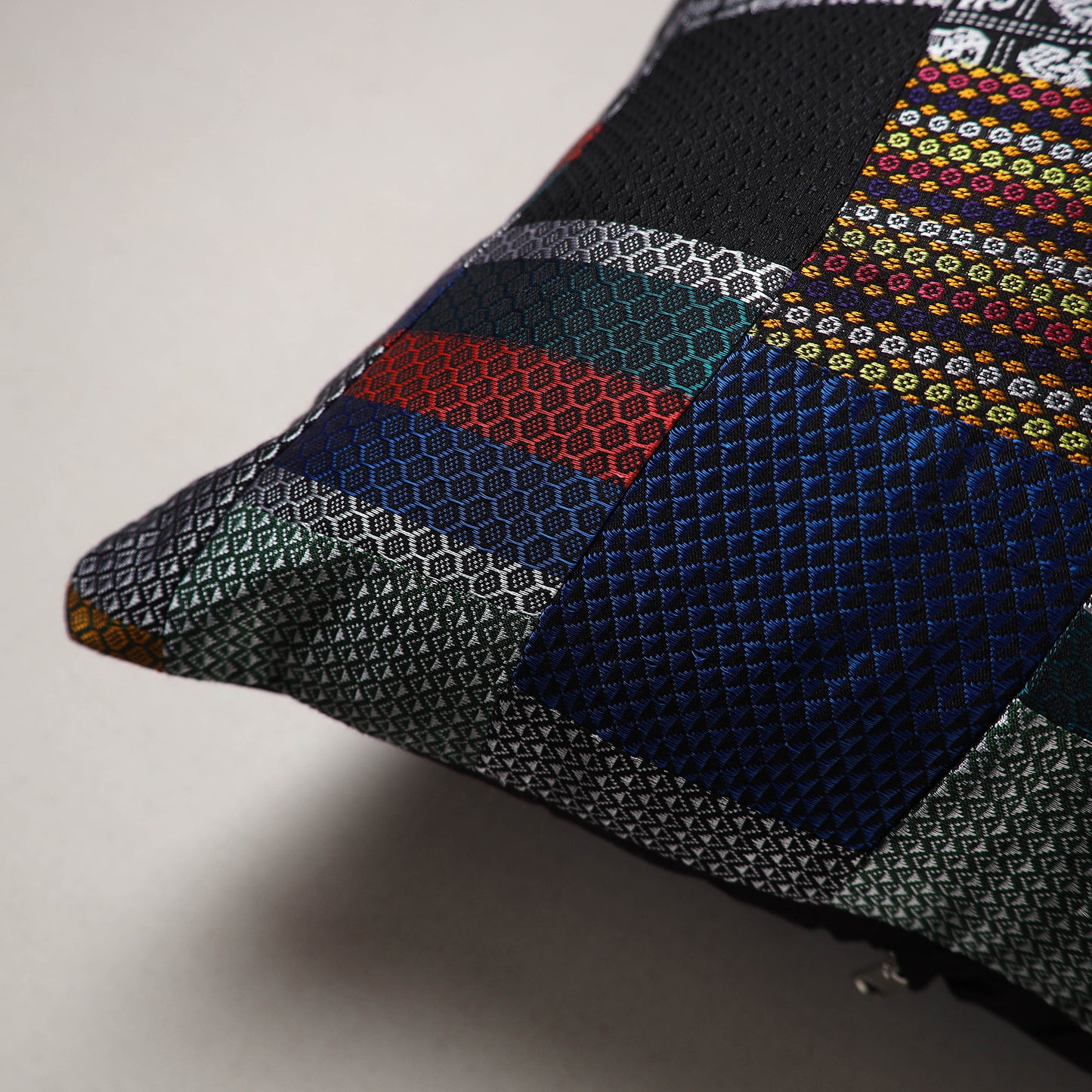 Khun Patchwork Cushion Cover (16 x 16 in) 143