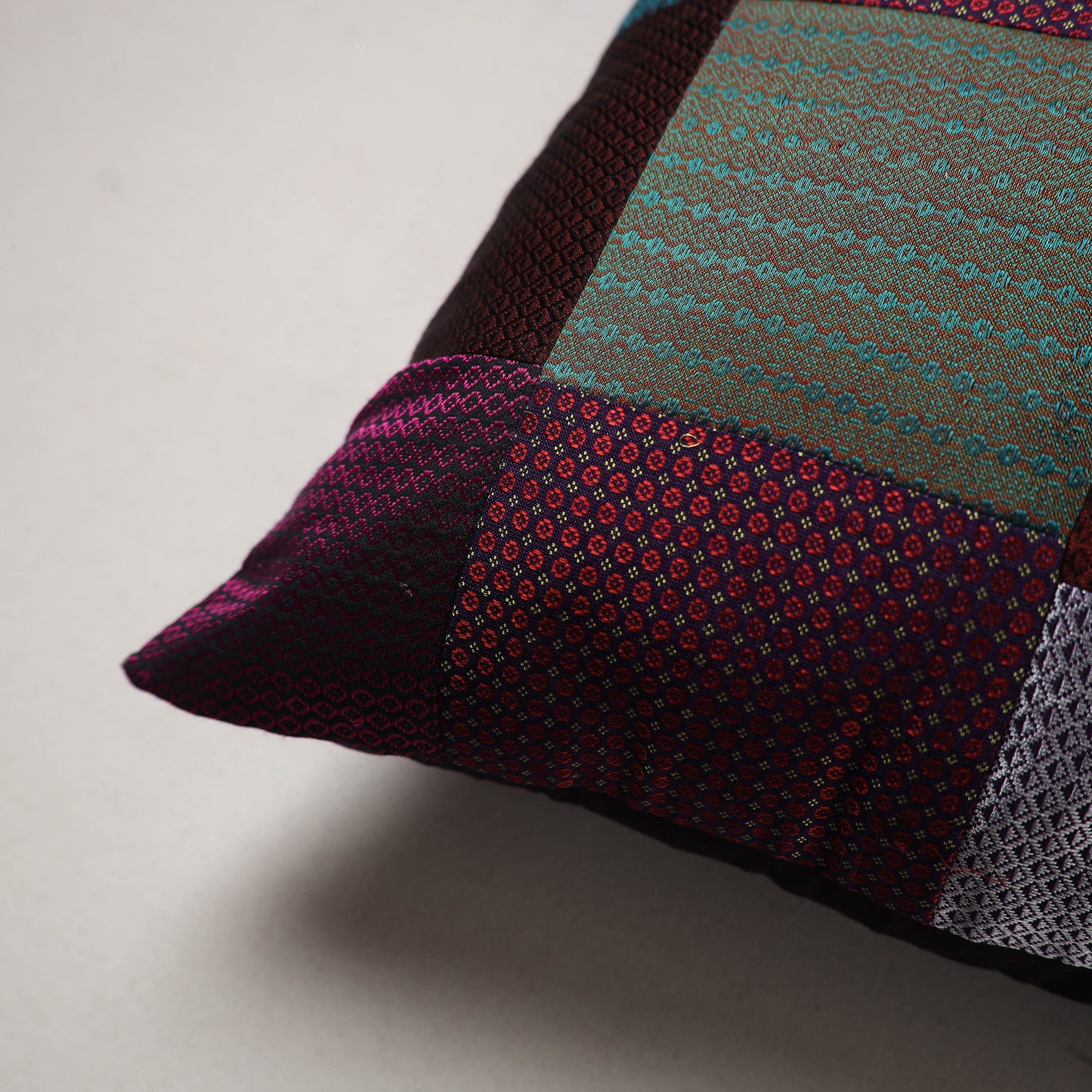Khun Patchwork Cushion Cover (16 x 16 in) 144
