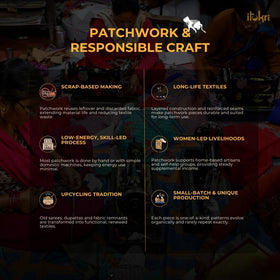Patchwork Cushion Cover (16 x 16 in) 66