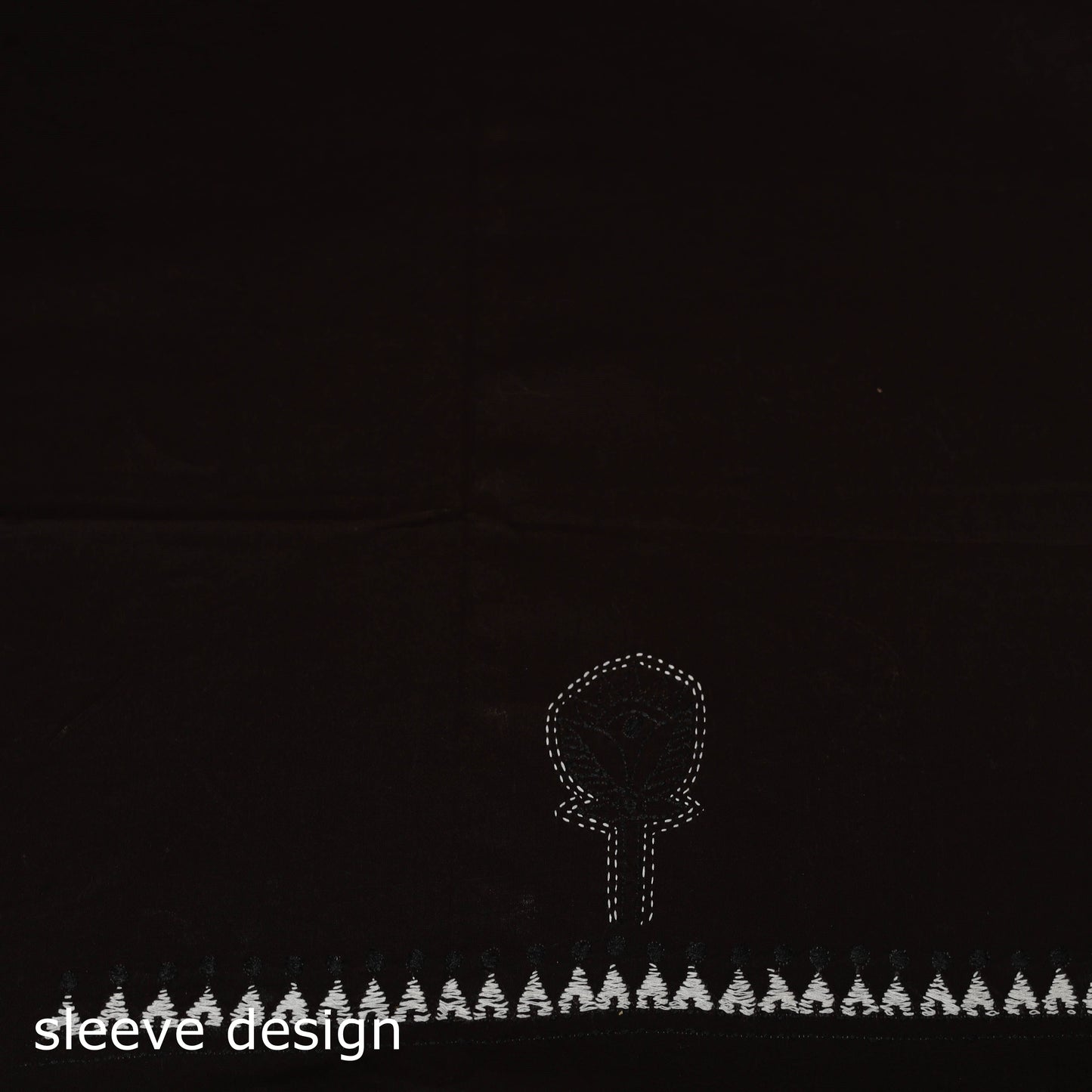 Bengal Kantha Hand Embroidered Unstitched Kurta Material (2.8M) 37