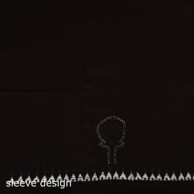 Bengal Kantha Hand Embroidered Unstitched Kurta Material (2.8M) 37