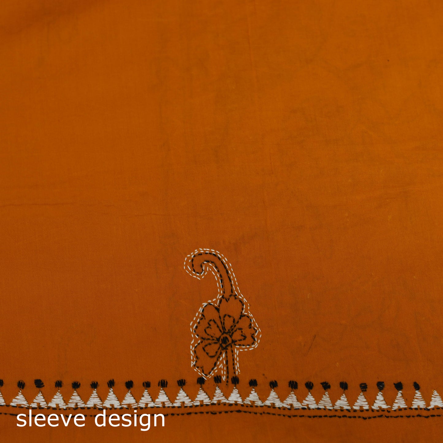 Bengal Kantha Hand Embroidered Unstitched Kurta Material (2.75M) 38