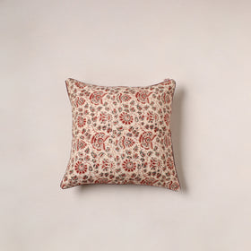 Kalamkari Print Cushion Cover (16 x 16 in) 124