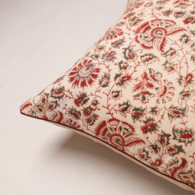 Kalamkari Print Cushion Cover (16 x 16 in) 124