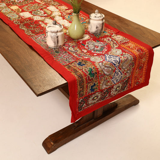 Banjara Vintage Embroidery Table Runner (60 x 16 in) 30