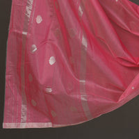 Pink - 2pc Zari Buti Handloom Chanderi Silk Dress Material 19