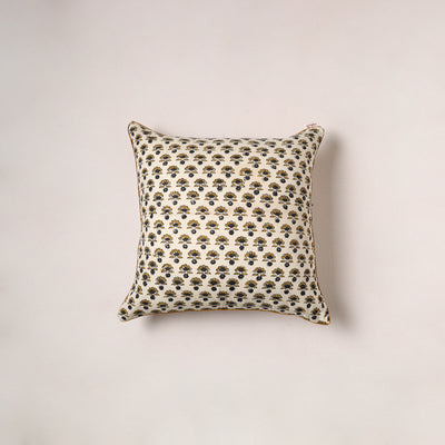 Bagru print cushion cover (16 x 16 in) 126 - handcrafted