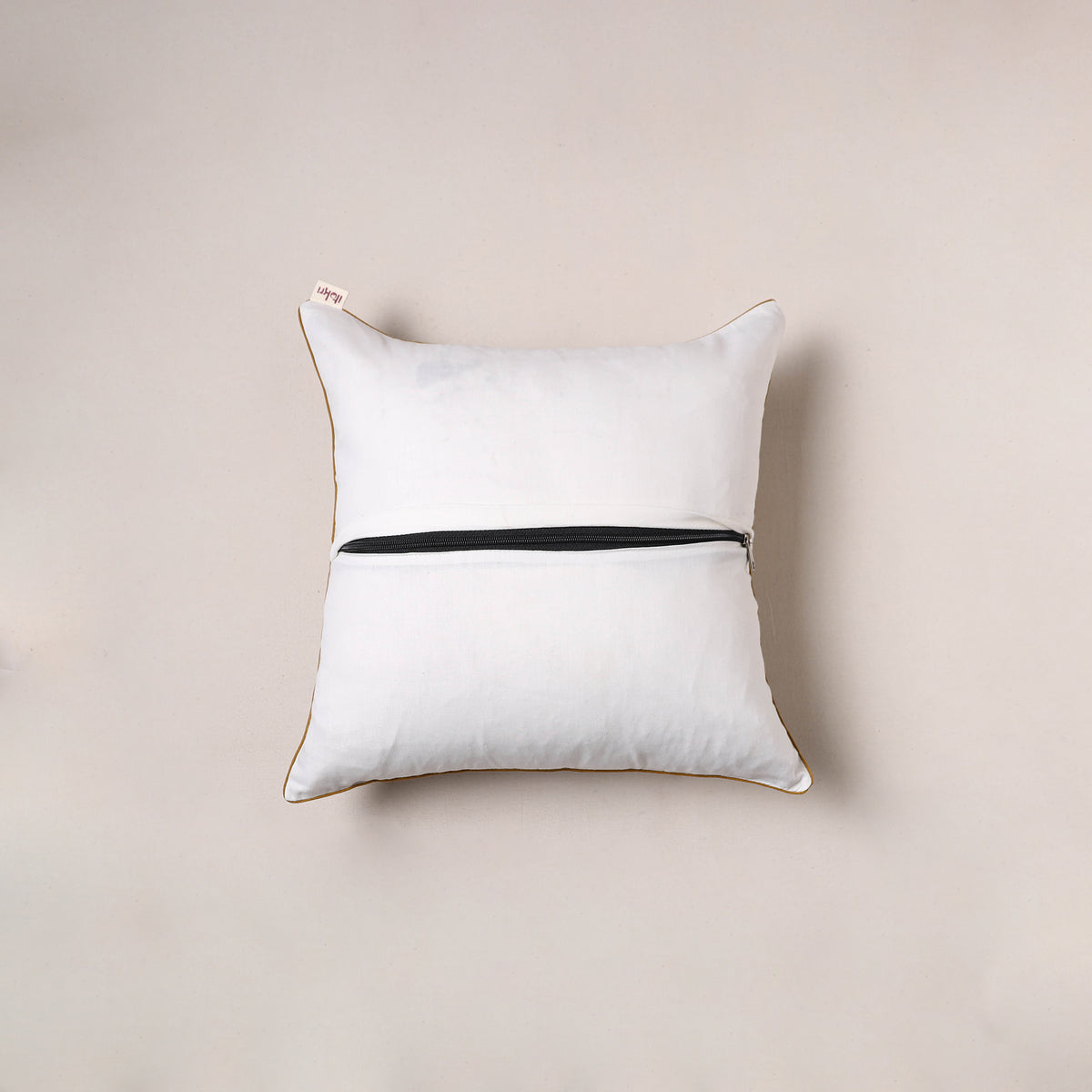 Bagru print cushion cover (16 x 16 in) 126 - handcrafted