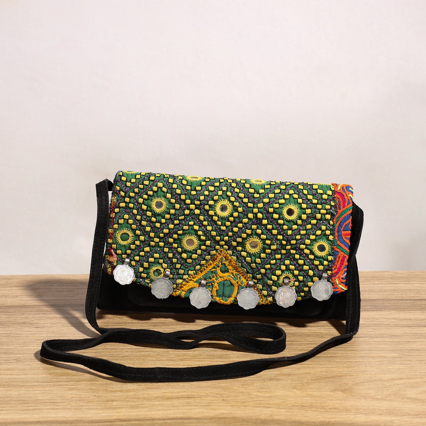 embroidery sling bag 