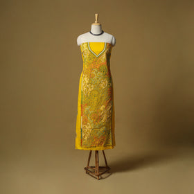 Bengal Kantha Hand Embroidered Unstitched Kurta Material (2.8M) 20