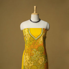 Bengal Kantha Hand Embroidered Unstitched Kurta Material (2.8M) 20