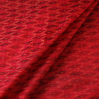 Red - Pochampally Ikat Weave Handloom Pure Mulberry Silk Fabric 47