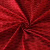 Red - Pochampally Ikat Weave Handloom Pure Mulberry Silk Fabric 47